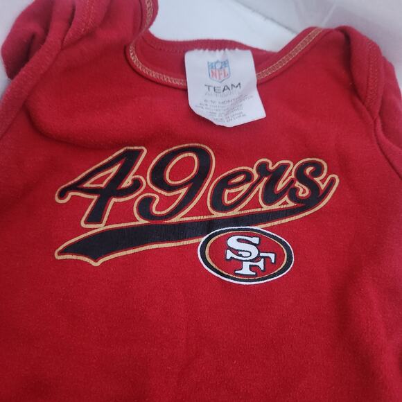 49ers NFL lot of 3 snap suits size 6-12months - Picture 2 of 5